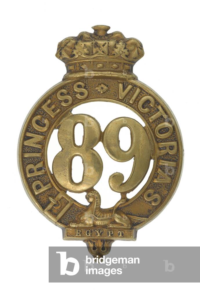 Glengarry badge, c.1874-81 (brass)