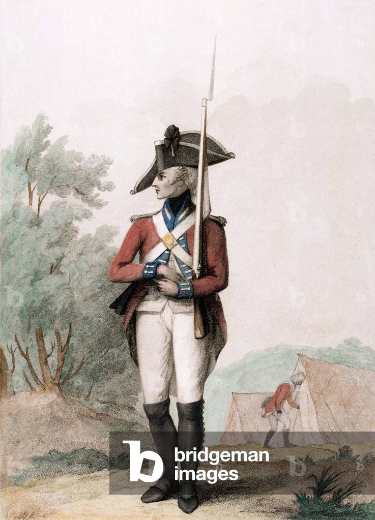 Foot Soldier, c.1791 (stipple engraving)