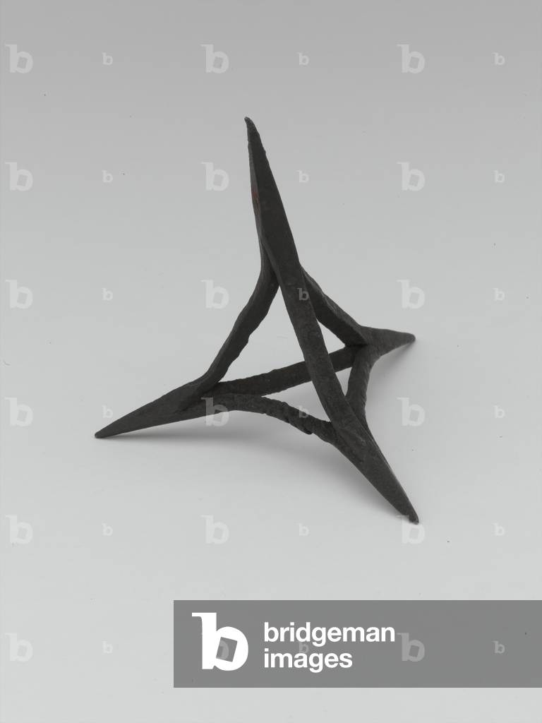Wrought iron caltrop, sixteenth century (iron)