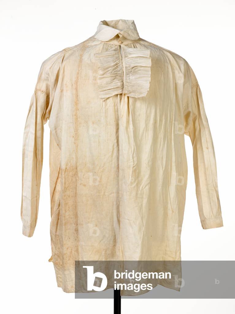 Shirt with ruff worn by Lieutenant John Bramwell, 92nd Regiment of Foot, 1815 circa