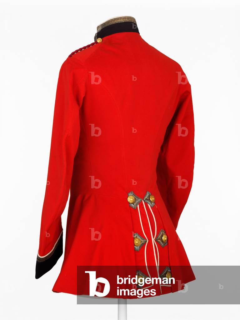 Tunic worn by Second Lieutenant George Mitchell, 2nd Bengal European Fusiliers, 1857 circa (fabric)