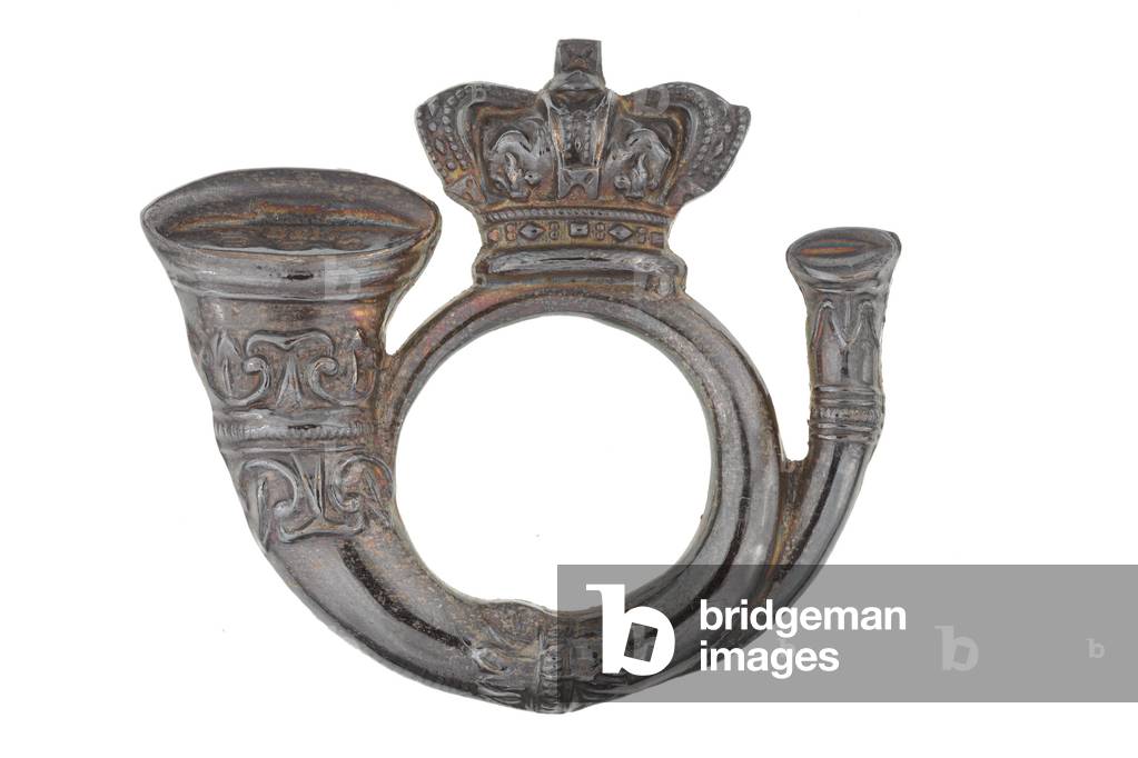 Pouch badge, Bangalore Rifle Volunteers, 1899 (silver)