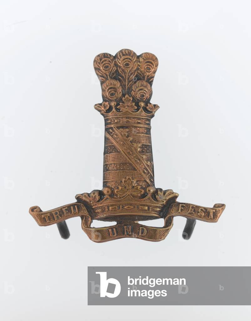 Cap badge, c.1900 (brass)