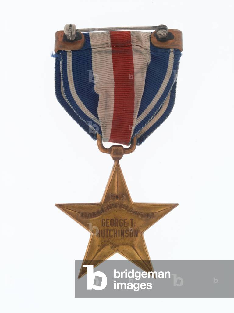 Silver Star awarded to War Sergeant G T Hutchinson, Royal Artillery, 1945 circa (metal)