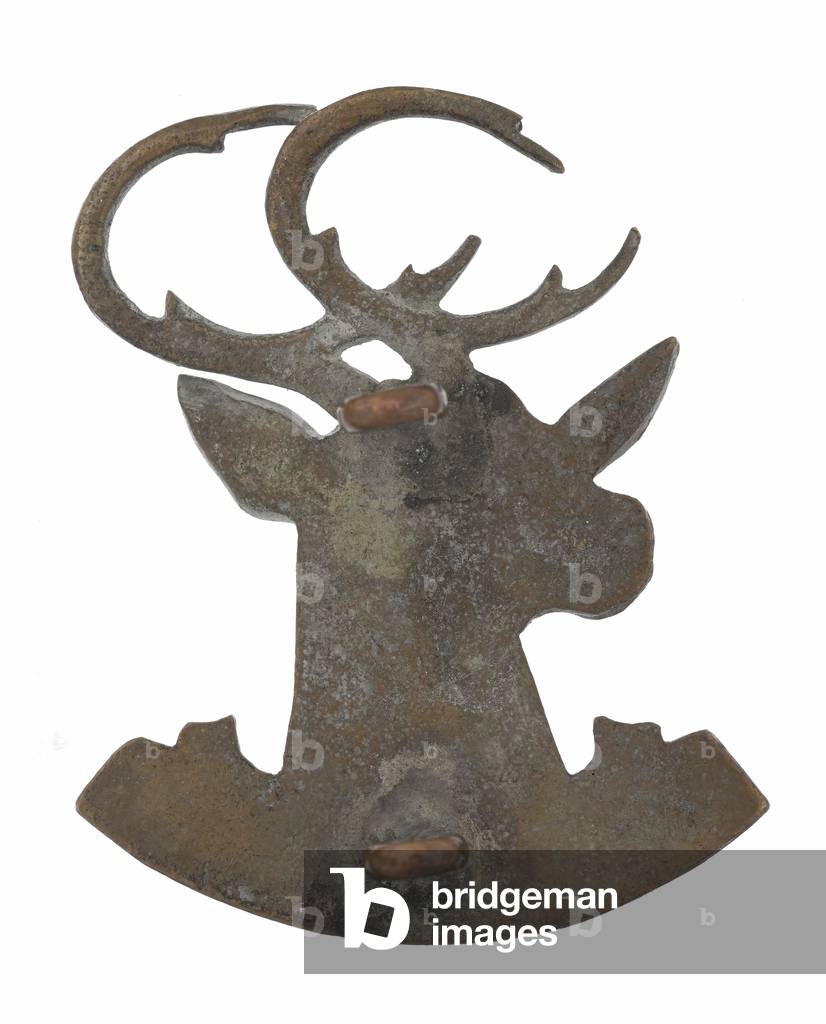 Cap badge, 3rd Battalion, 70th Burma Rifles, 1917-1922 (brass)
