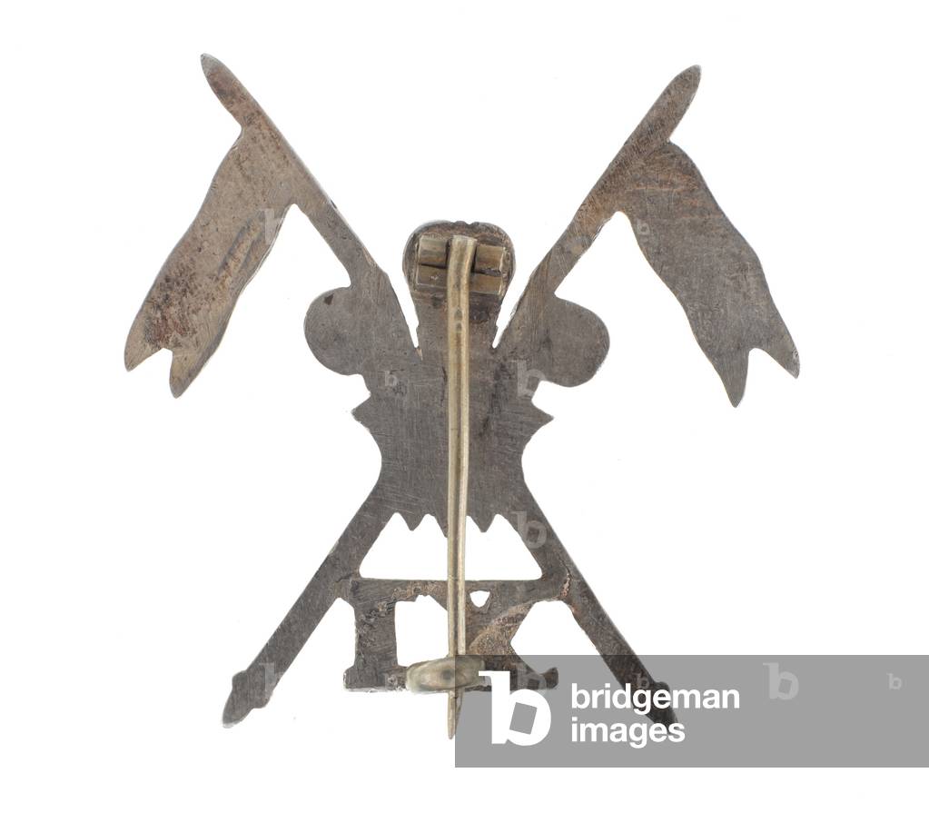 Cap badge, officer, 11th (Prince of Waless Own) Regiment of Bengal Lancers, 1876-1922 (metal)