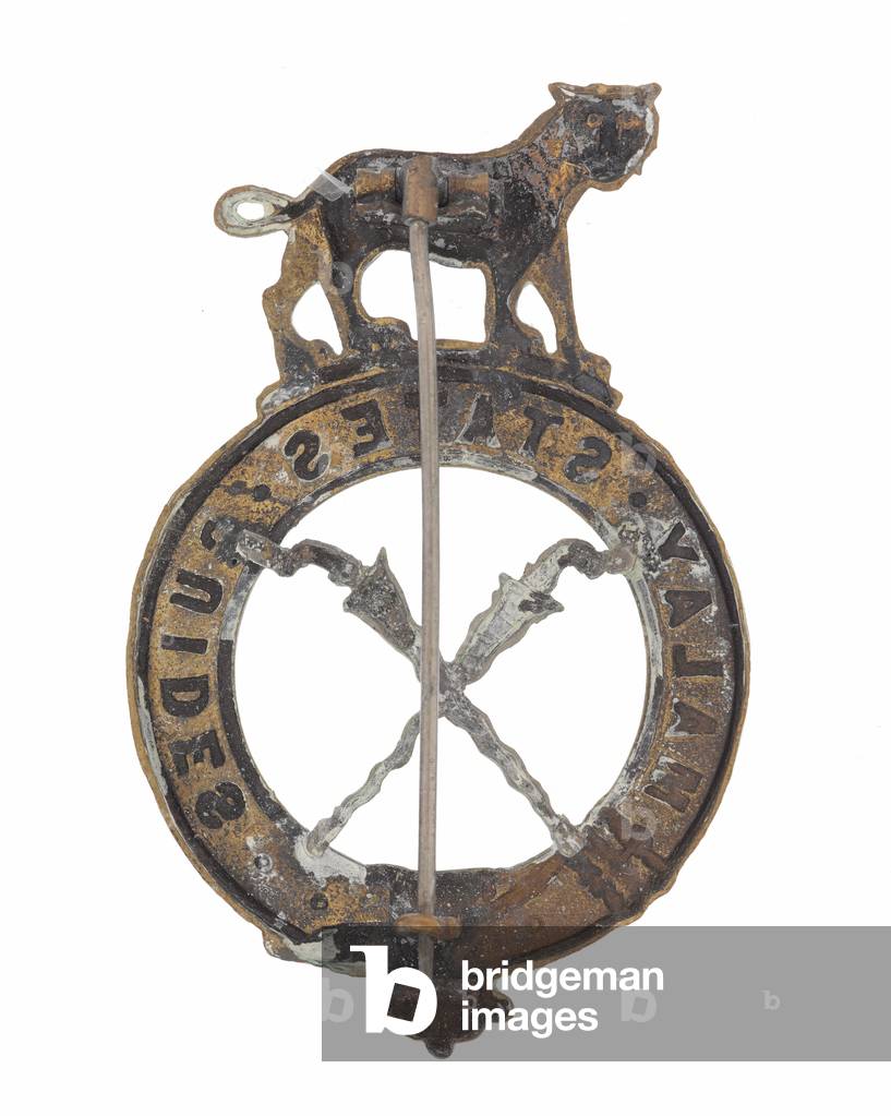 Pugri badge, Malay State Guides, 1907-1919 (metal)