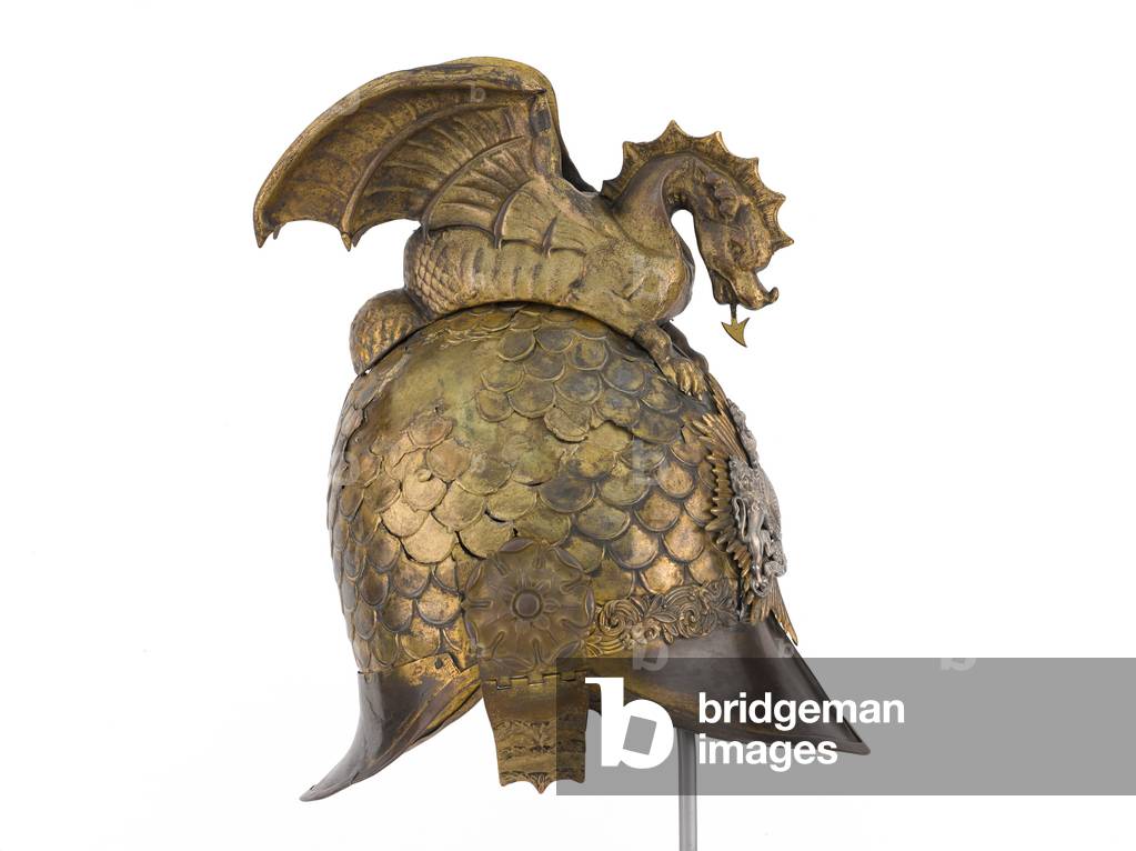 Helmet, unidentified Welsh Yeomany, 1830-1840 (metal)