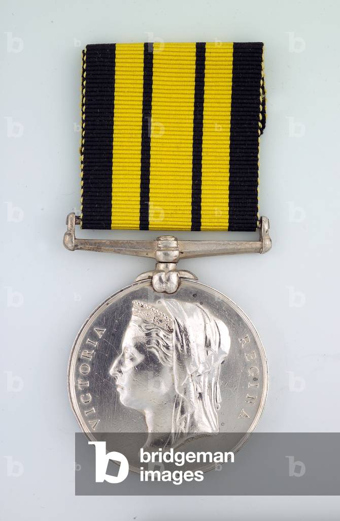 East and West Africa Medal 1887-1900, Sepoy Pir Bakhsh, 28th Punjab Infantry (metal)