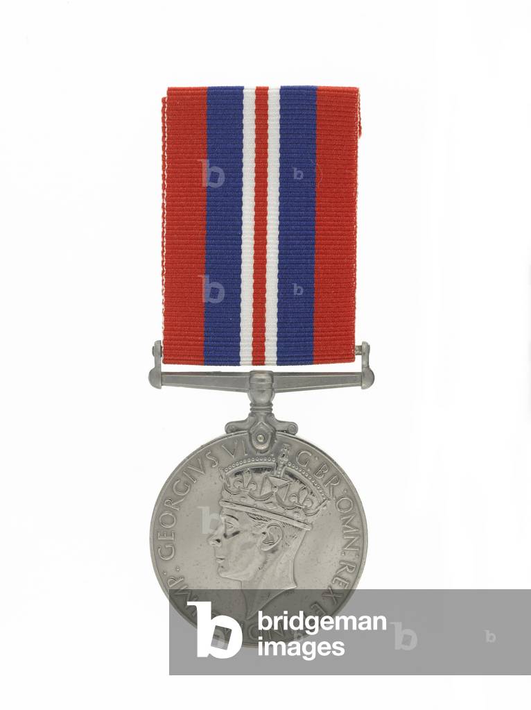 British War Medal 1939-45 (cupro-nickel & silk)