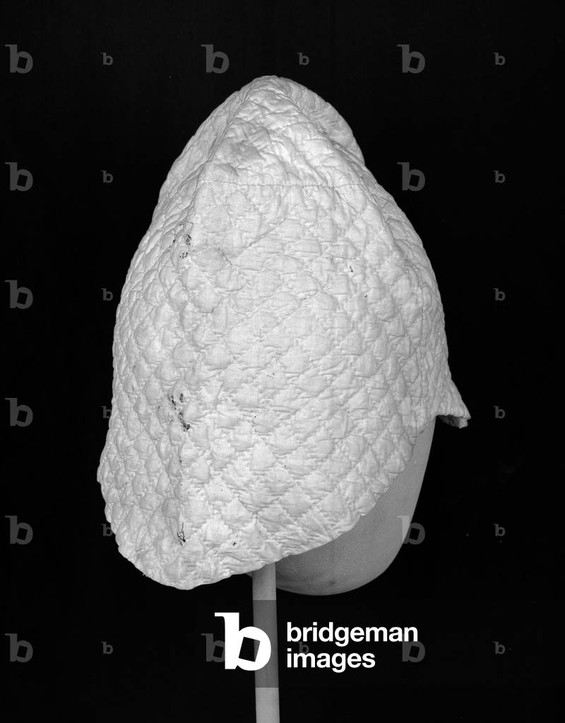 Hot weather shako cover worn by Lieutenant-Colonel John Lewes, 2nd West India Regiment, 1855-1861 (cloth)