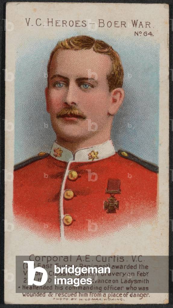 Corporal Albert Curtis VC, 2nd Battalion The East Surrey Regiment, 1902 (litho)