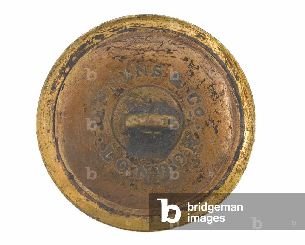 Button, officer, 3rd Bengal European Regiment, 1854-1861 (brass)