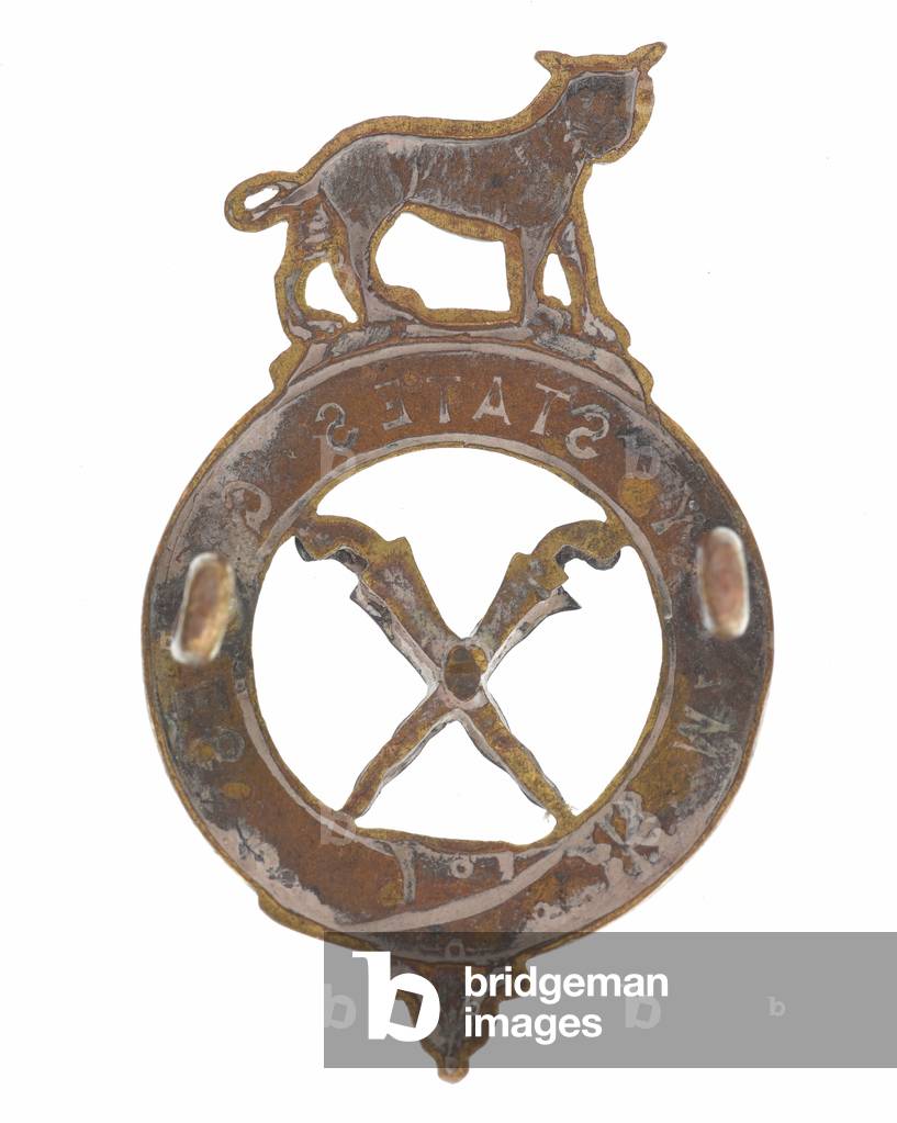 Cap badge, officer, Malay State Guides, 1907-1919 (metal)