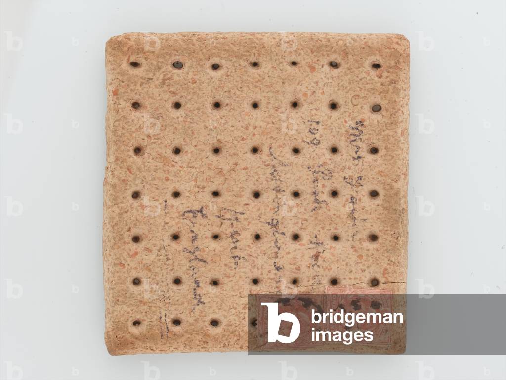 Biscuit sent home from South Africa by Trumpeter S Foster, 12th (Prince of Waless Royal) Lancers, 1902