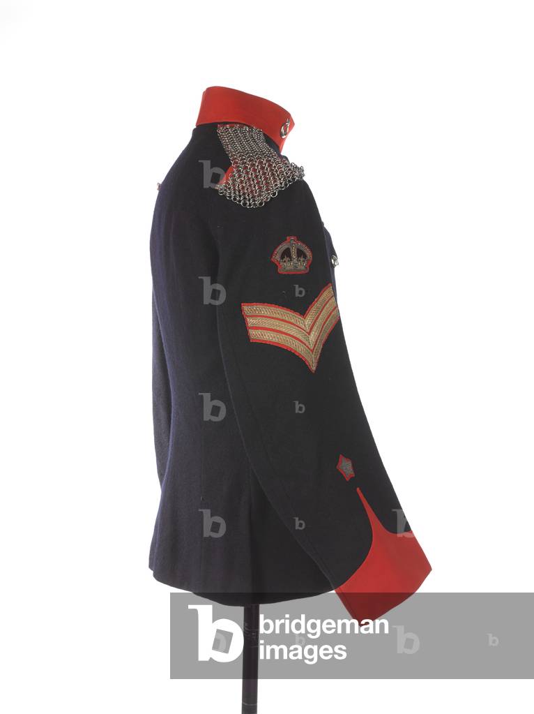 Non-commissioned officers full dress tunic worn by Squadron Sergeant Major William Froom, Berkshire Yeomanry, 1903-1913 (fabric)