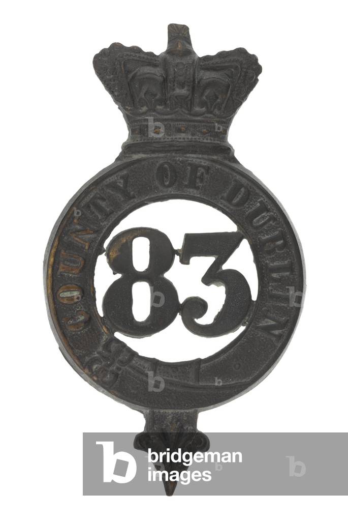 Glengarry badge, 1874-81 (brass)