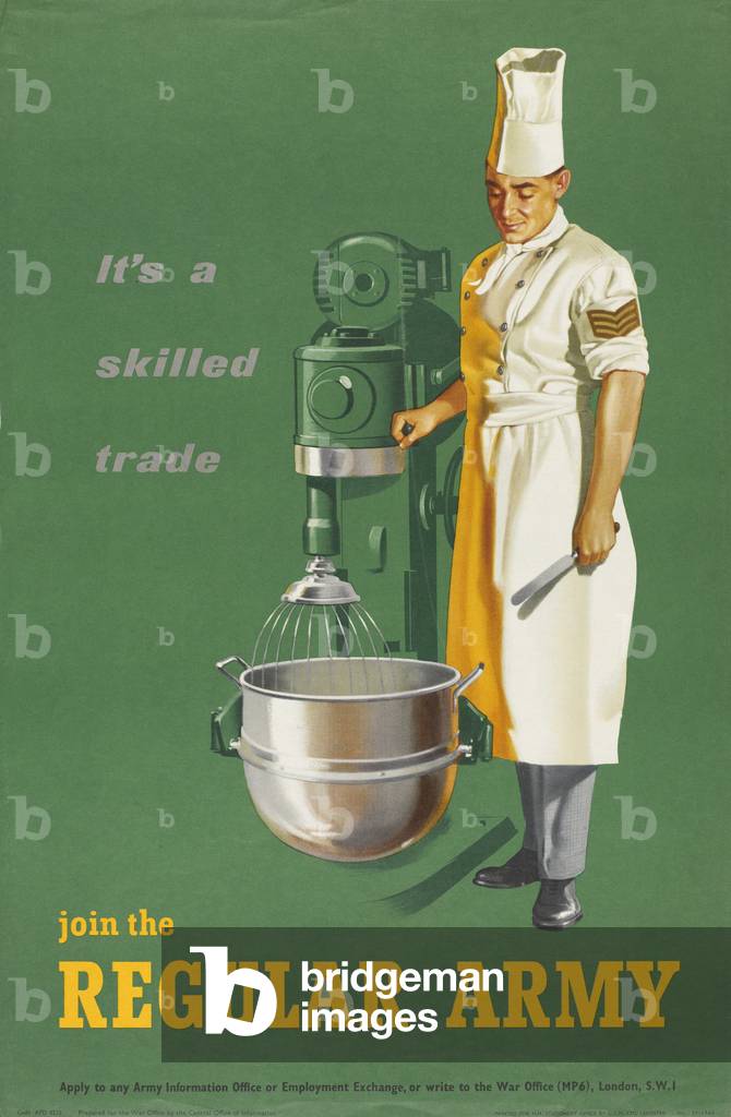 It's a skilled trade, join the Regular Army, c.1960 (photolitho)