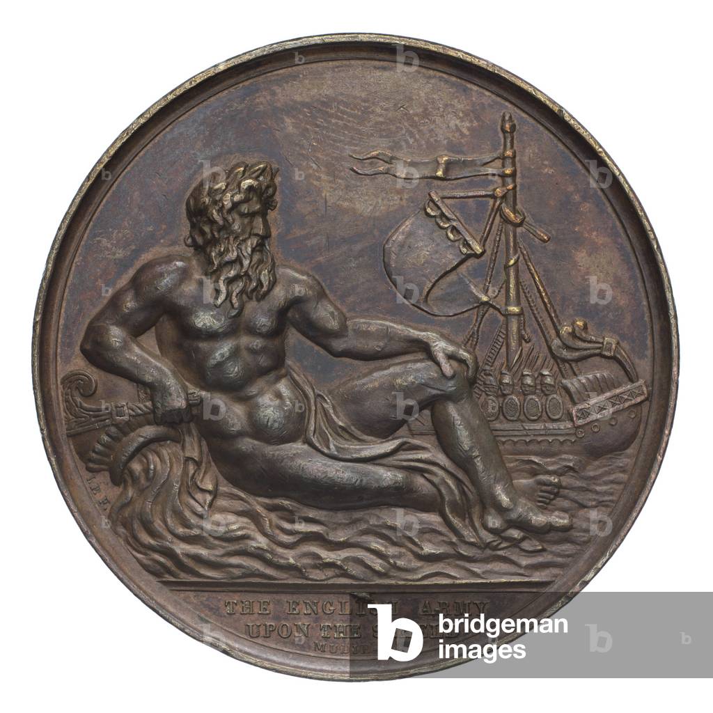 Medal commemorating the British Army in the Netherlands, 1815, 1820 (bronze)