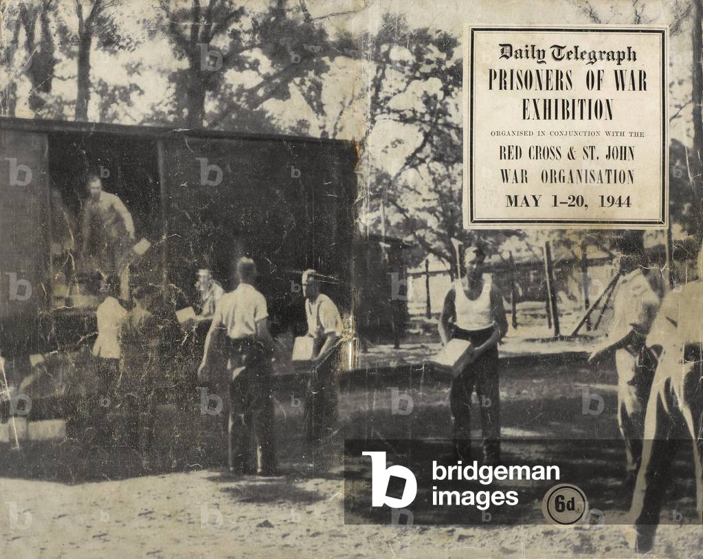 Programme of the ‘Prisoners of War Exhibition’, 1 to 20 May 1944 (litho)