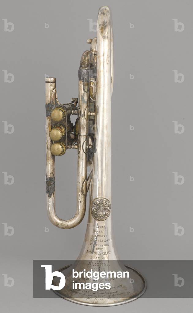 Presentation cornet, 15th Yorkshire (North Riding) Rifle Volunteers Band, 1863 (cornet)