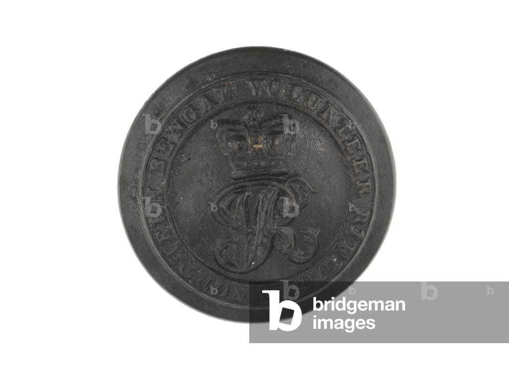 Button, Northern Bengal Mounted Rifles, 1873-1889 (brass)