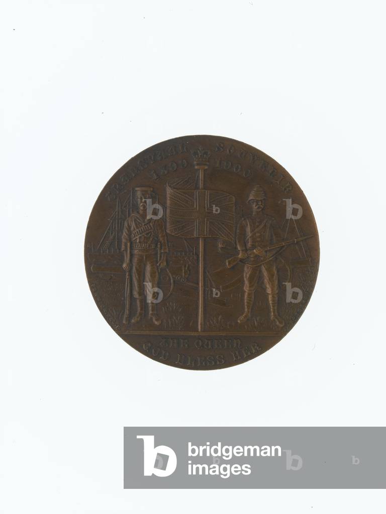 Souvenir token commemorating the unity of Great Britain and the Commonwealth of Australia, Boer War, 1901 circa (bronze)