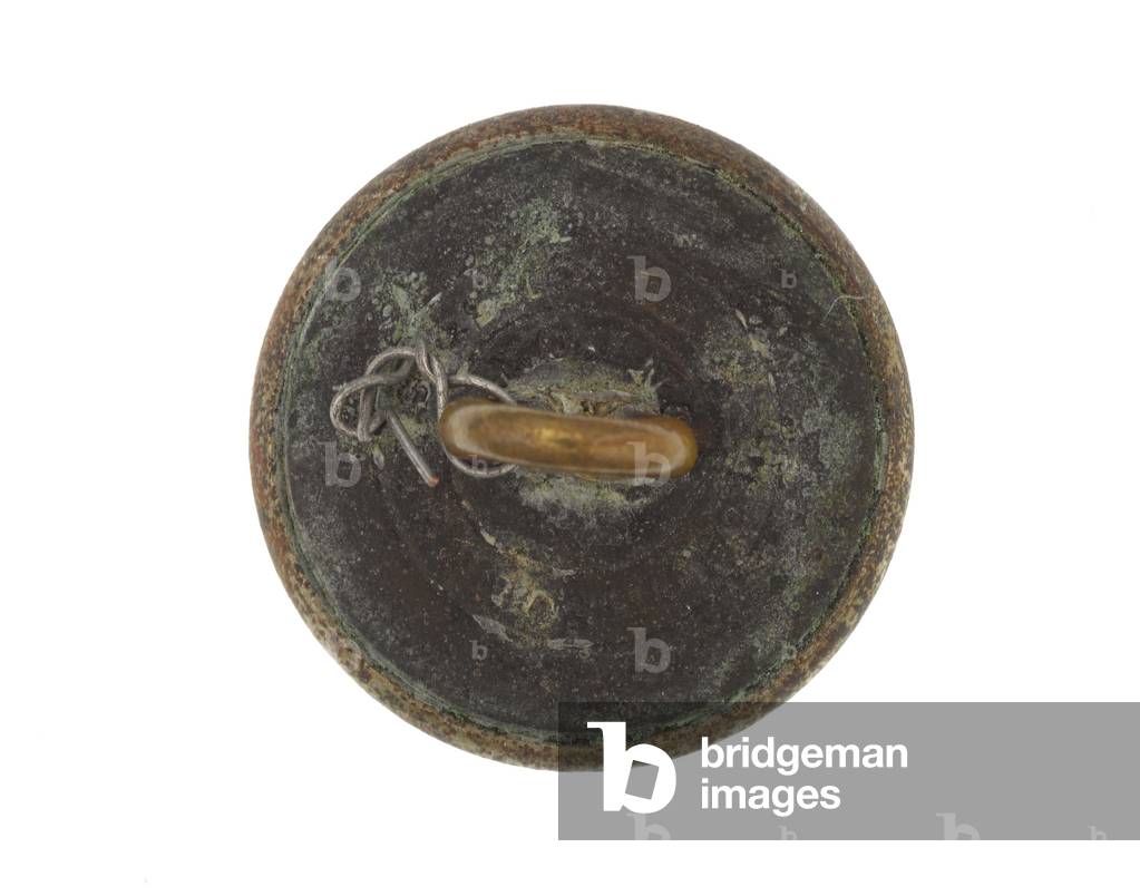 Button, Calcutta Volunteer Rifles, pre-1901 (brass)