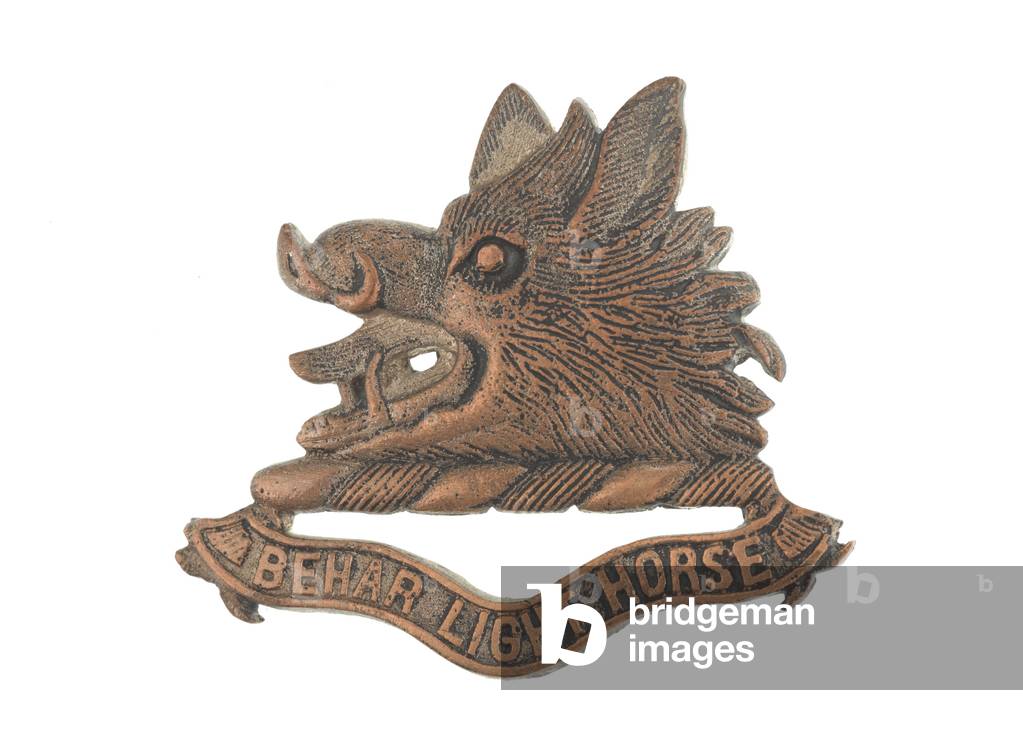 Waistbelt badge, Bihar Light Horse, 1884-1947 (brass)