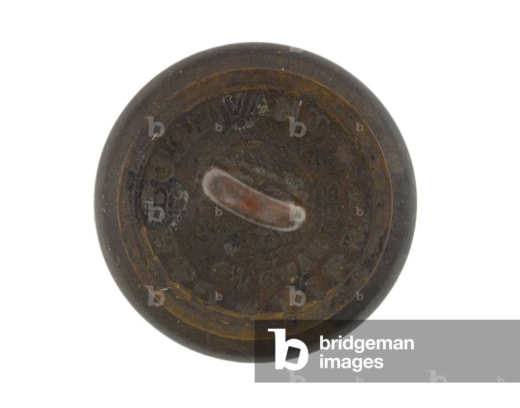 Button, Calcutta Volunteer Rifles, pre-1901 (metal)