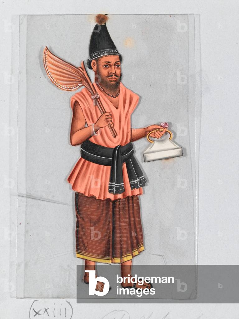 Muslim fakir, India, 1835 circa (gouache on mica)