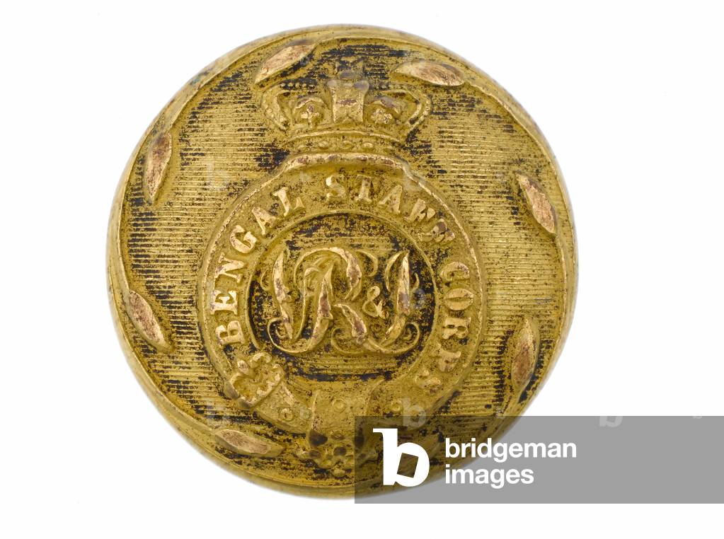 Button, Bengal Staff Corps, 1876-1891 (gilt)