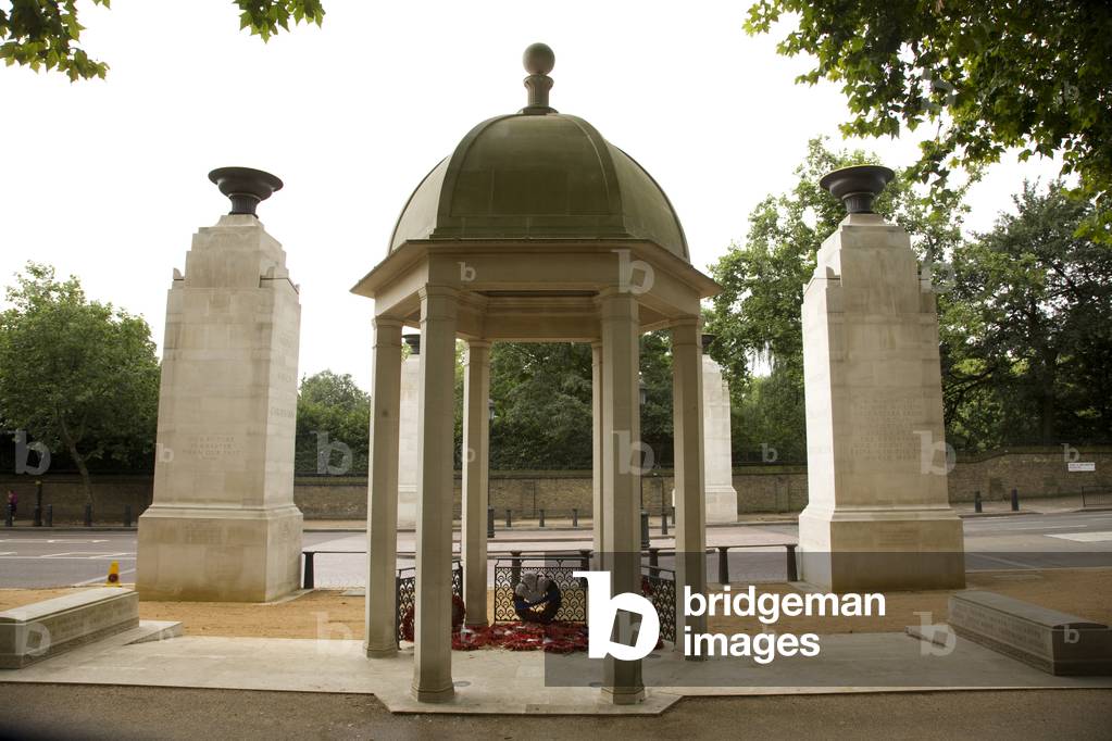 Memorial Gates, Constitution Hill, 2008 (b/w photo)
