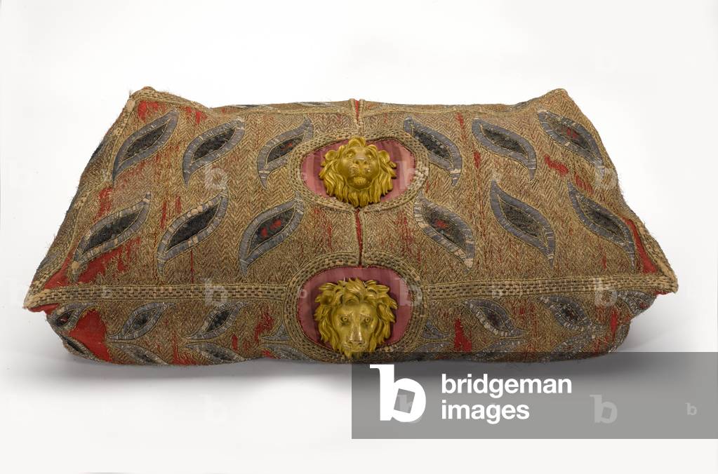 Cushion for an elephant howdah, 1790 circa (fabric)