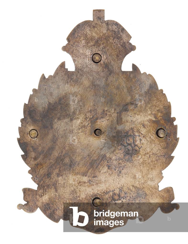 Pouch belt plate, Bangalore Rifle Volunteers, 1868-1901 (metal)
