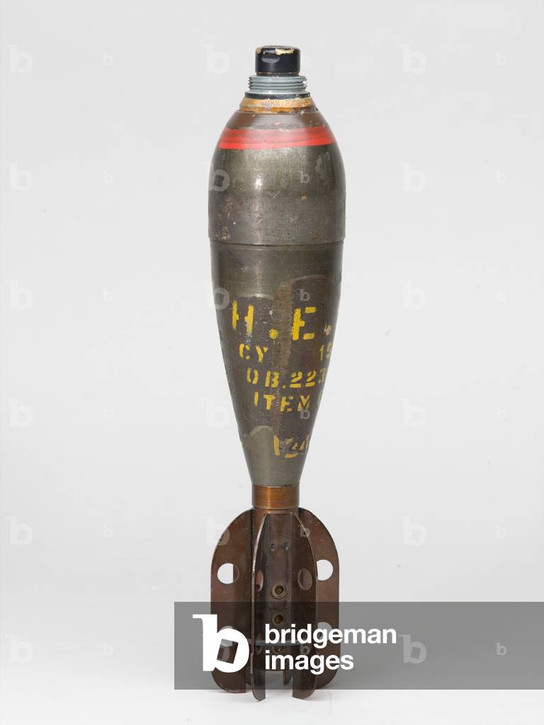 3-inch Mk VI Mortar Bomb, 1953 (metal)
