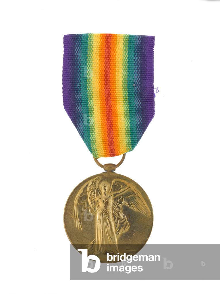 Allied Victory Medal 1914-19 with oakleaf, awarded to Captain Newton Williams (metal)