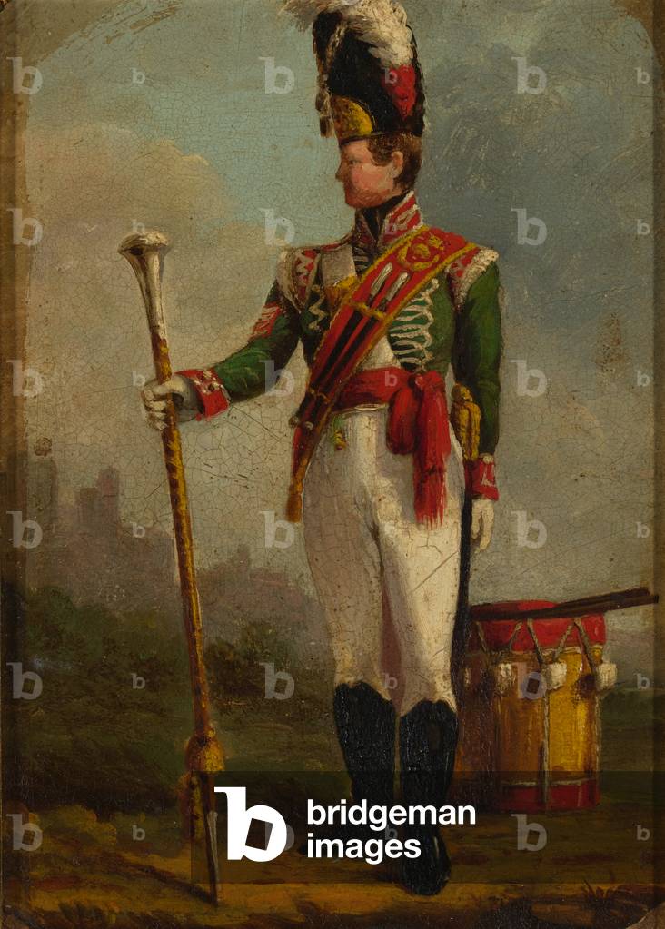 Drum Major John Goodger, 1815 circa (oil on board)