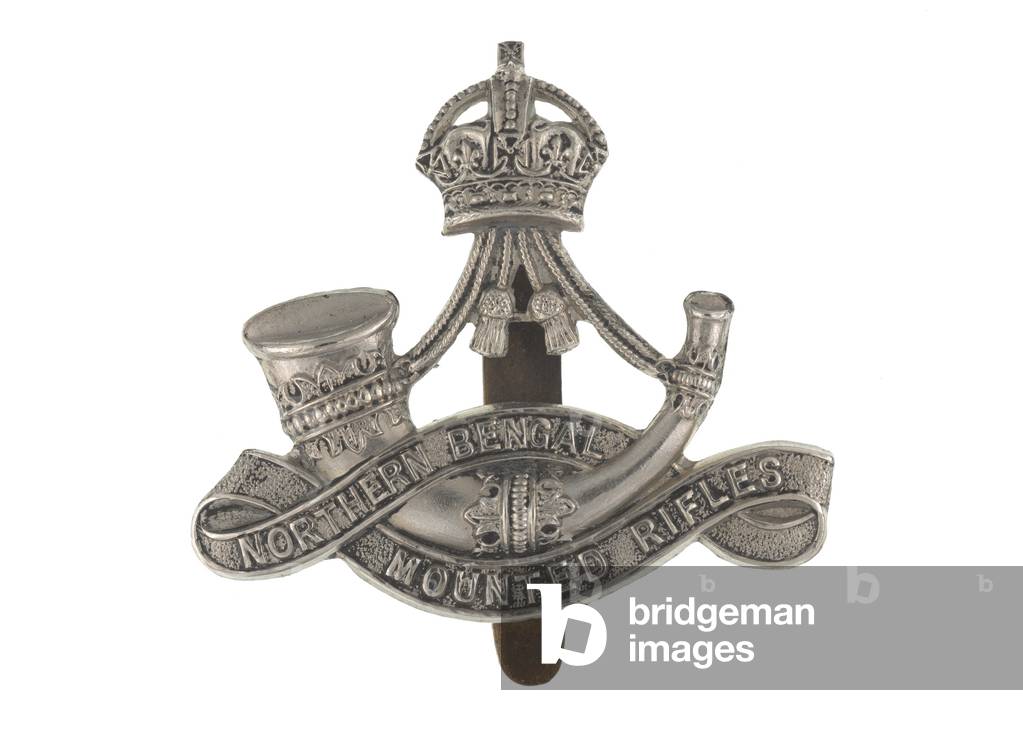 Cap badge, Northern Bengal Mounted Rifles, 1901-1935 (metal)