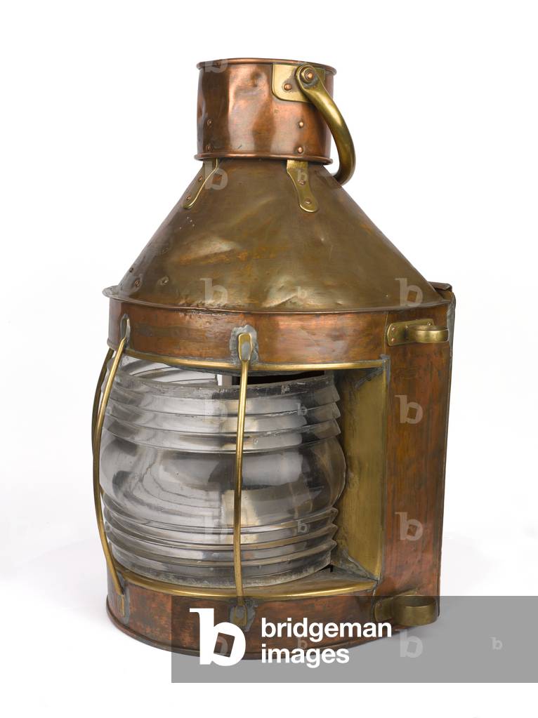 Masthead steaming light from the SS 'River Clyde', c.1915 (light, masthead)