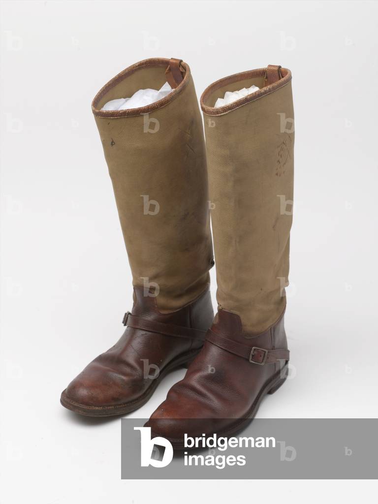 Officers field boots, 1917 circa (leather)