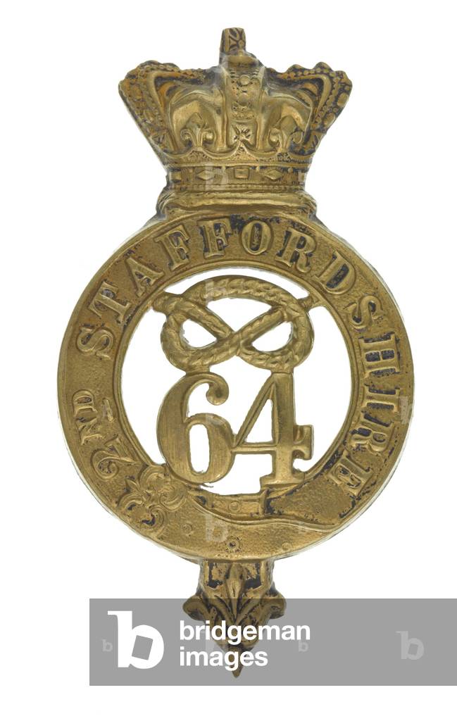 Glengarry badge, c.1874-81 (brass)