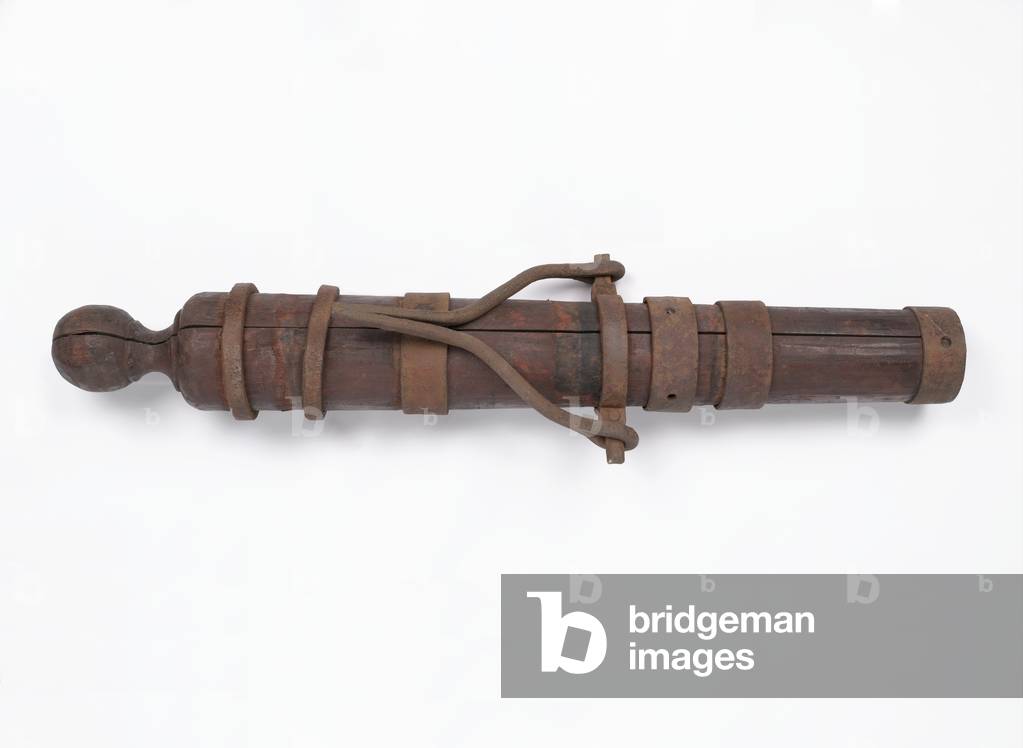 Smoothbore muzzleloading wall or prow cannon, taken at Kabul, 1842 (metal and wood)