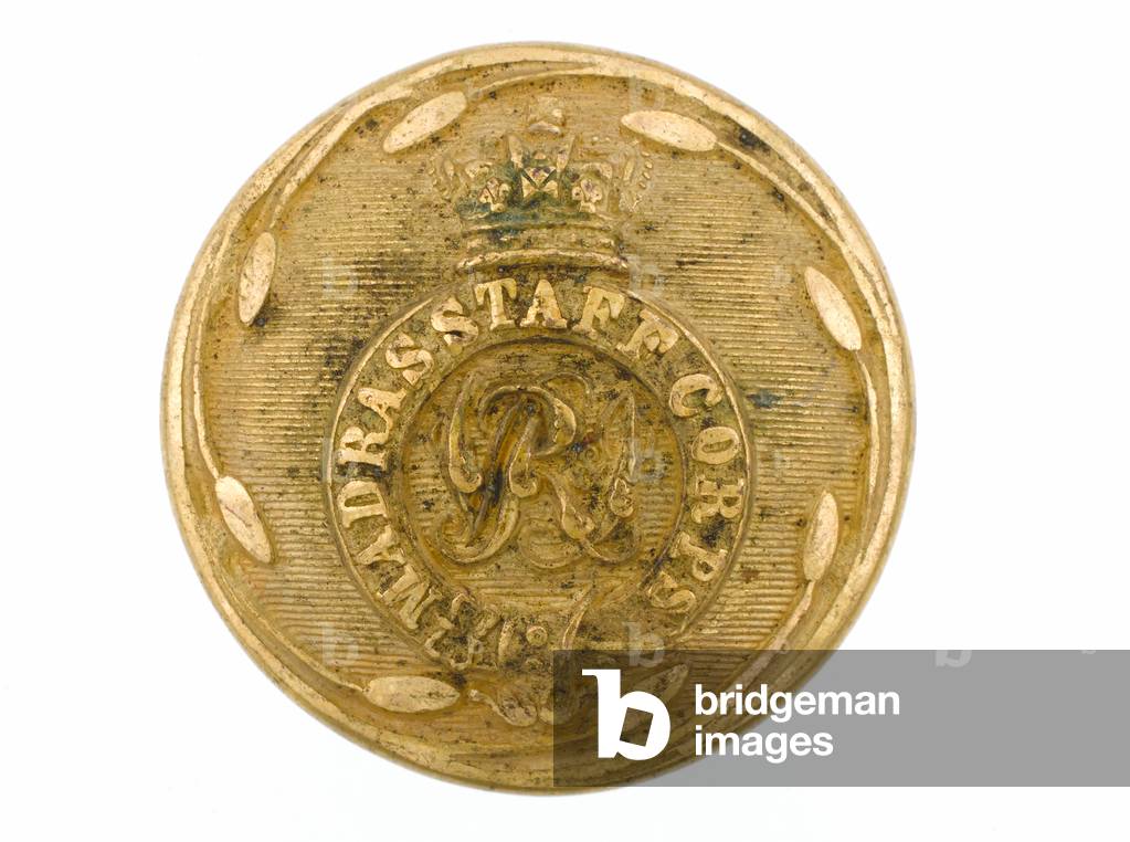 Button, Madras Staff Corps, 1876-1891 (gilt)