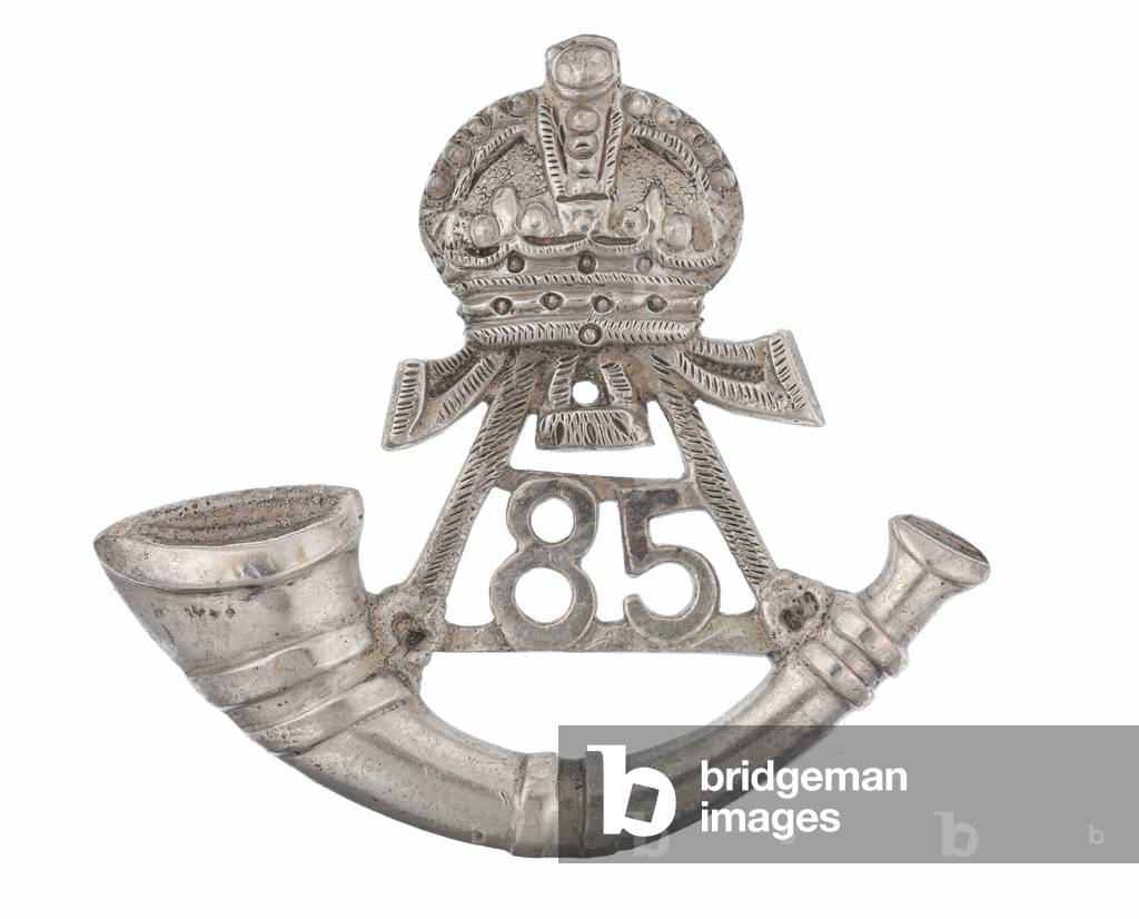 Helmet badge, 85th Burma Rifles, 1918-1922 (metal)
