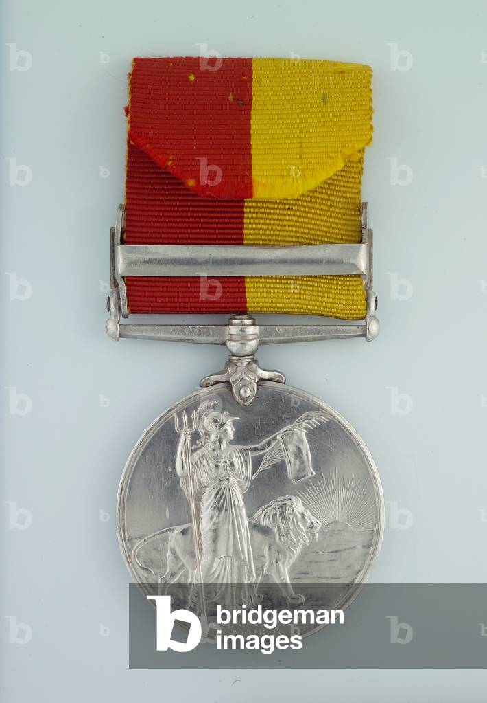 East and Central Africa Medal 1897-99, Sepoy Ahmad Khan, 27th (1st Baluch Battalion), Regiment of Bombay Light Infantry (metal)