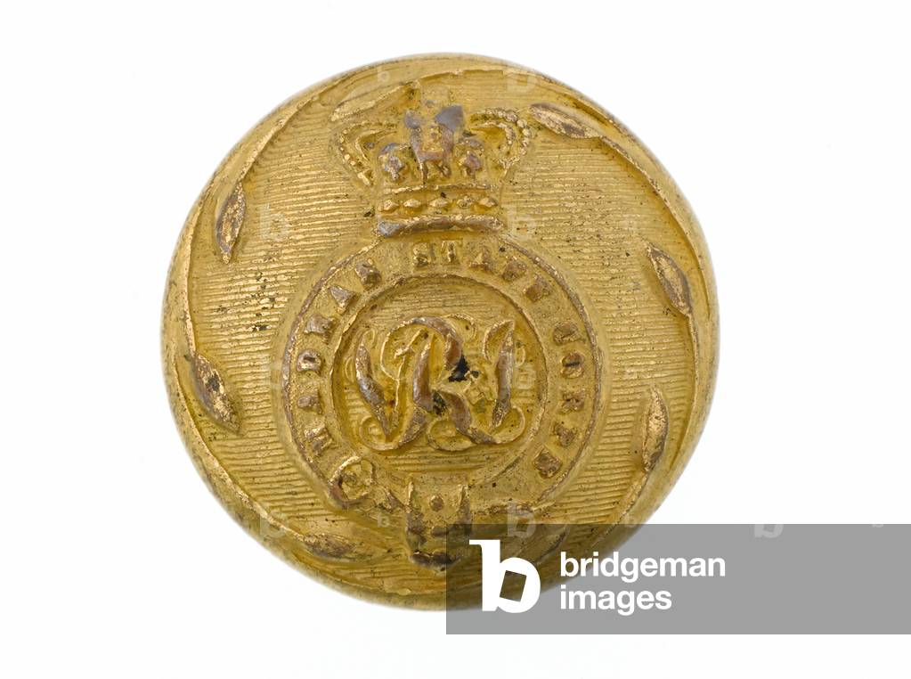 Button, Madras Staff Corps, 1876-1891 (gilt)