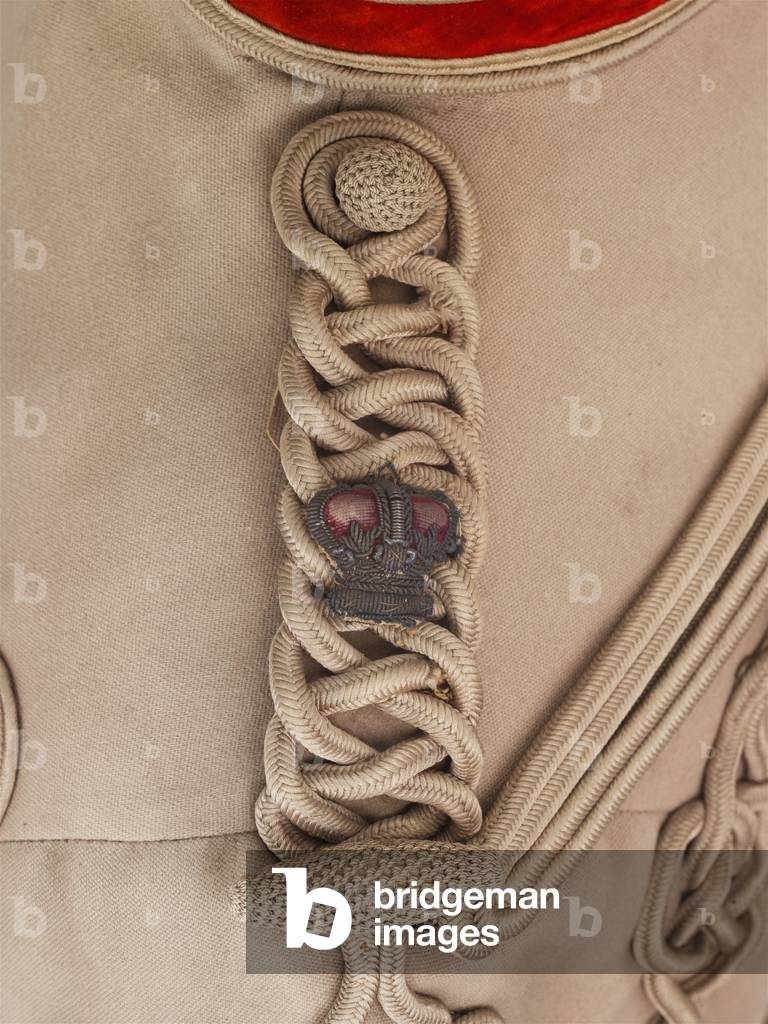 Full dress uniform worn by Major-General C J B Hay,The Queen's Own Corps of Guides, Punjab Frontier Force Infantry, 1903 circa (fabric)