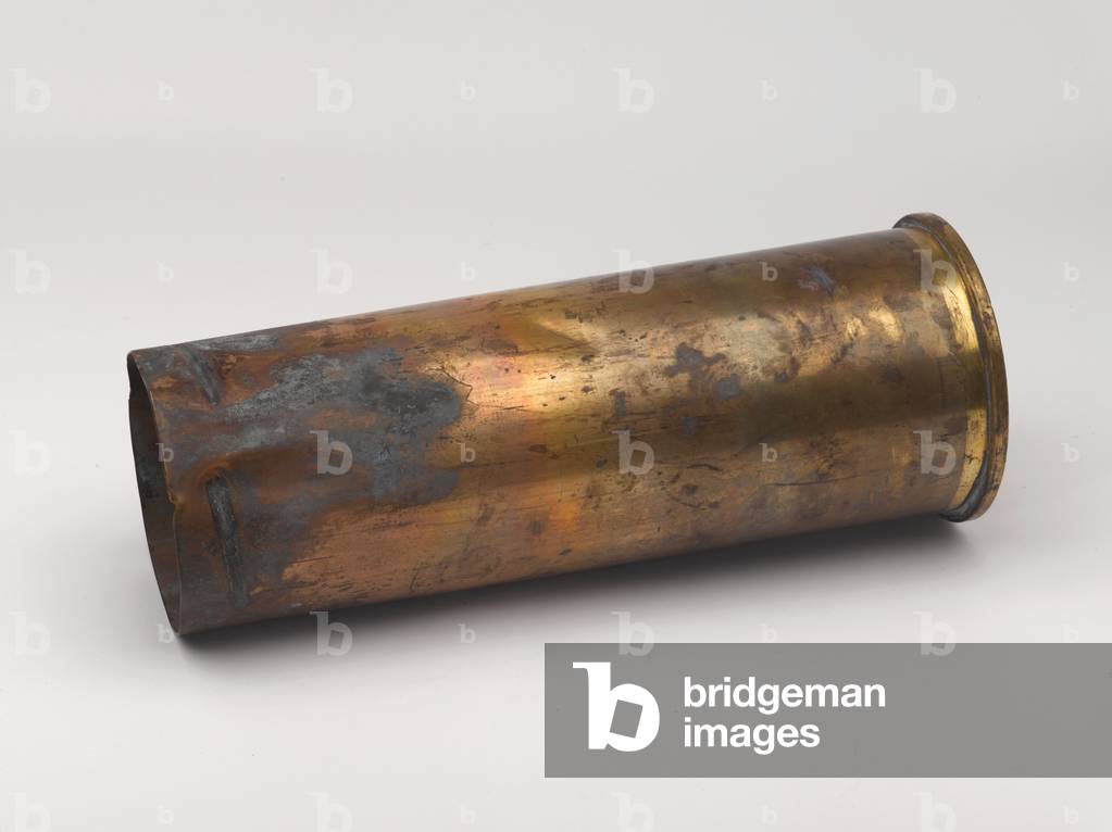 105 mm cartridge fired from an L118 light gun in Afghanistan, 2009 circa (metal)