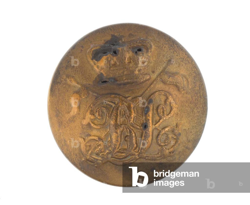Button, 9th Regiment of Bengal Lancers, pre-1901 (brass)